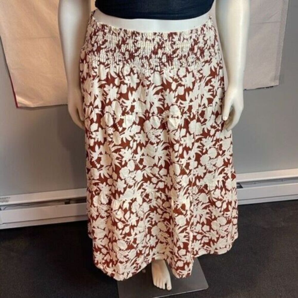 Universal Thread Cottagecore‎ Floral Plus 3X Skirt Tiered Cotton Peasant